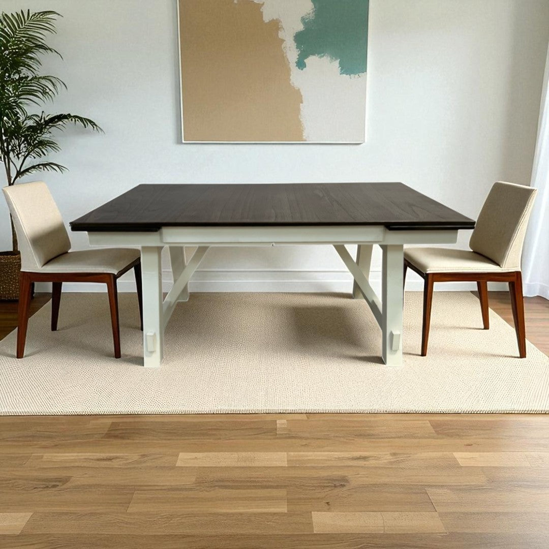 Ophelia and Co. Maribelle Chalk Gray Extendable Dining Table