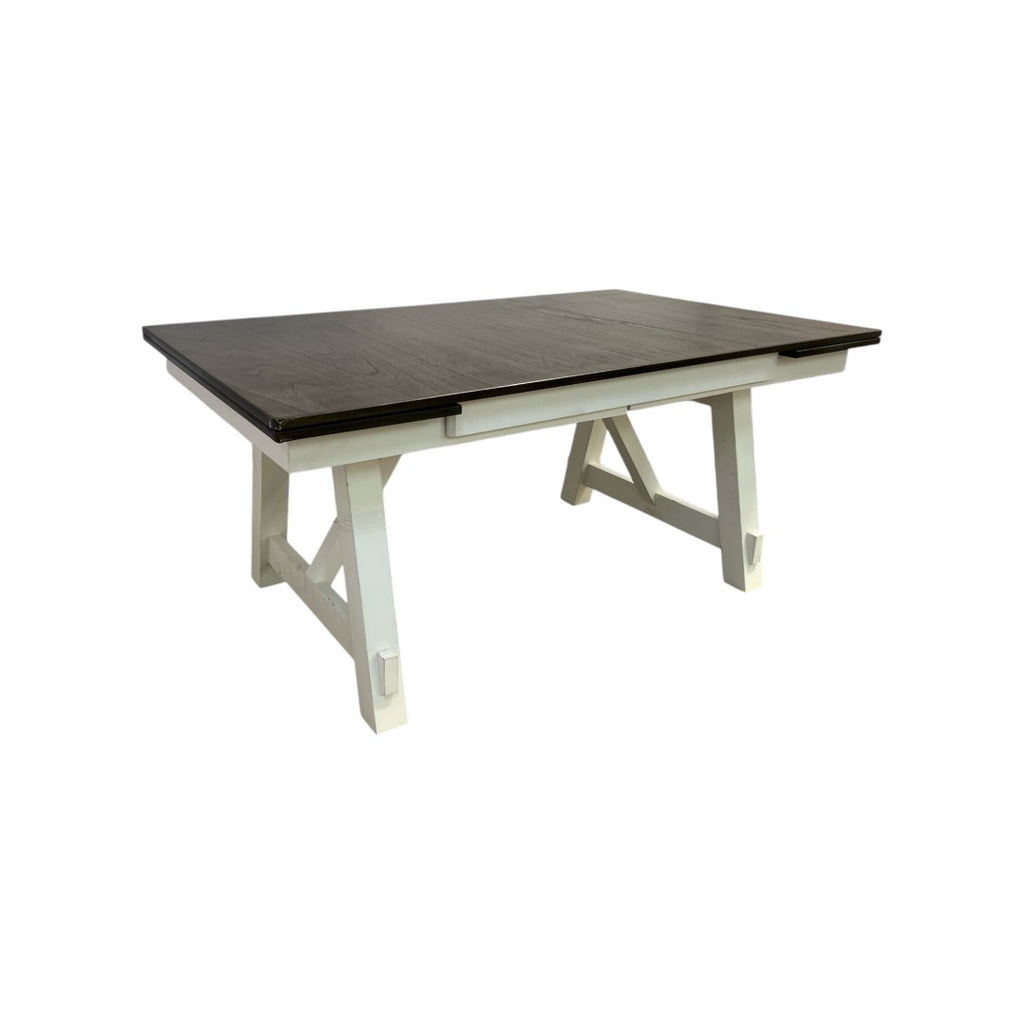 Ophelia and Co. Maribelle Chalk Gray Extendable Dining Table