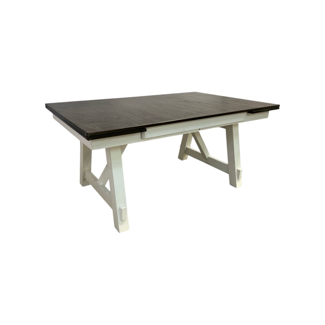 Ophelia and Co. Maribelle Chalk Gray Extendable Dining Table