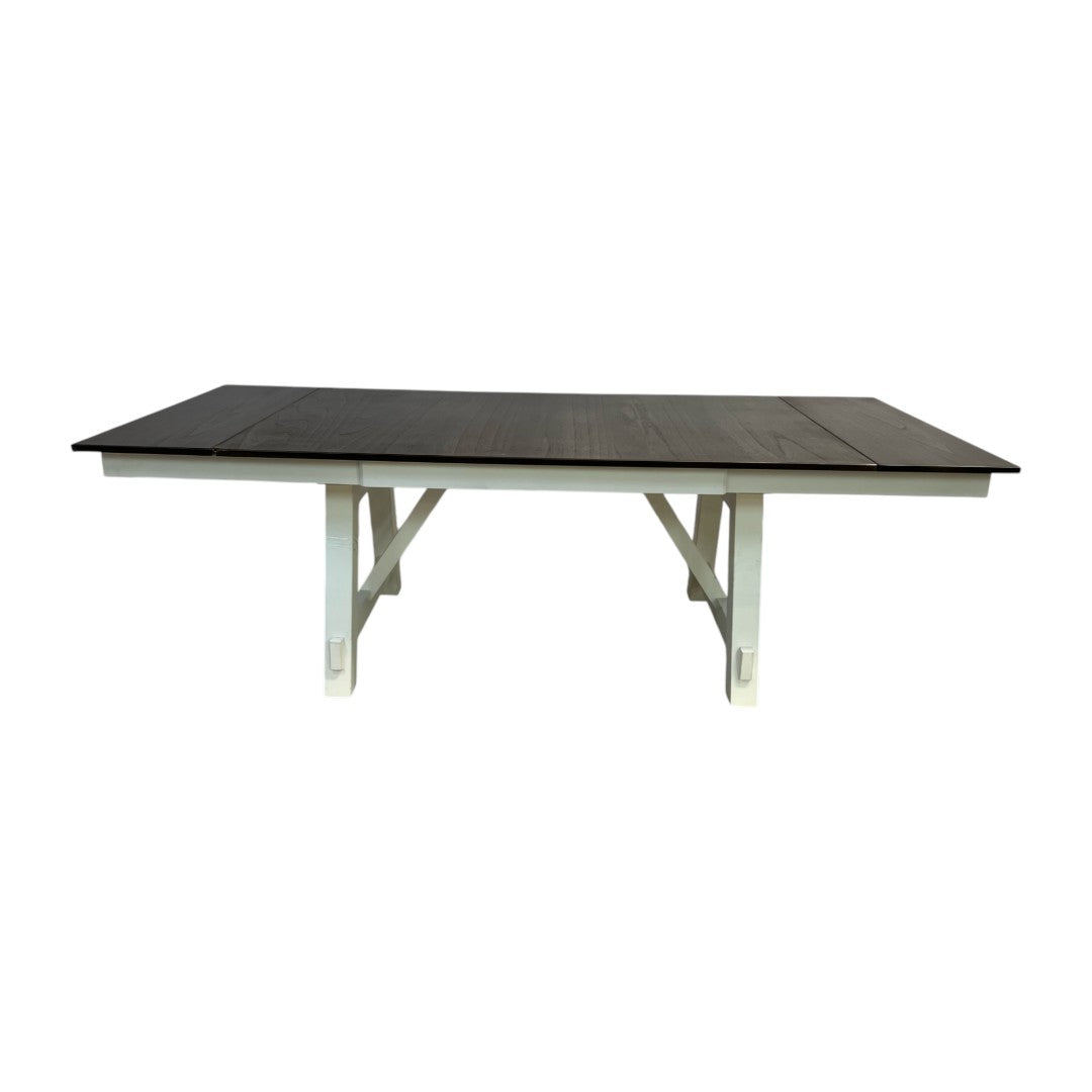 Ophelia and Co. Maribelle Chalk Gray Extendable Dining Table