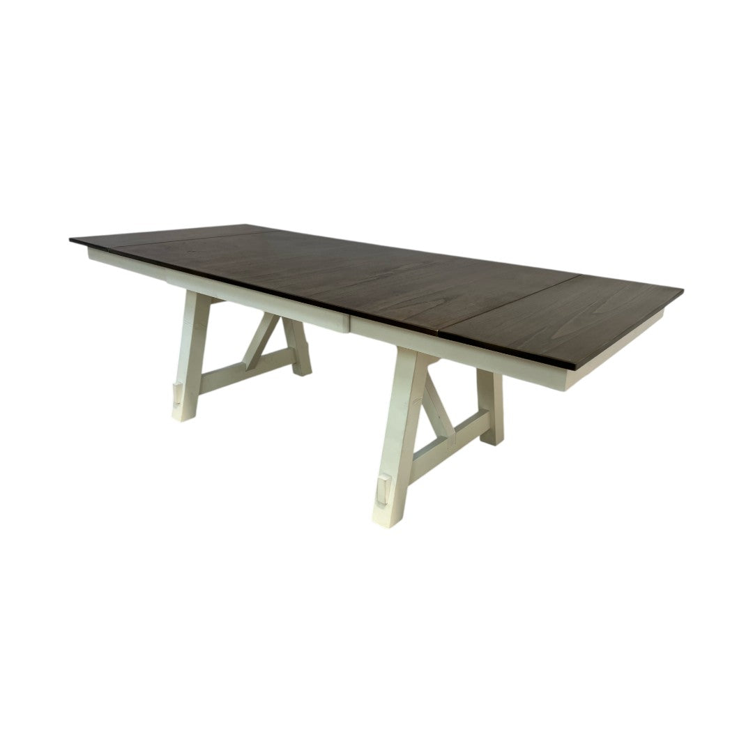 Ophelia and Co. Maribelle Chalk Gray Extendable Dining Table