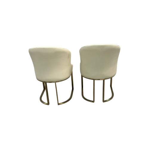 Orren Ellis Teferi Modern Luxury Dining Chair PU Leather Upholstery Stainless Steel Base (Set of 2), image 12