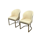 Orren Ellis Teferi Modern Luxury Dining Chair Set of 2, 21" × 18" × 35" — image 2 of 4