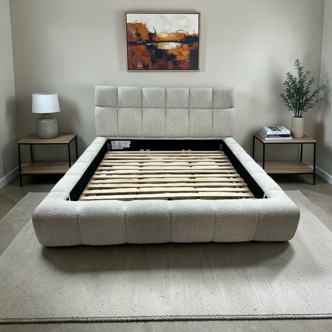 Parker House Sleep Escape Fluffy River Rock King Upholstered Bed