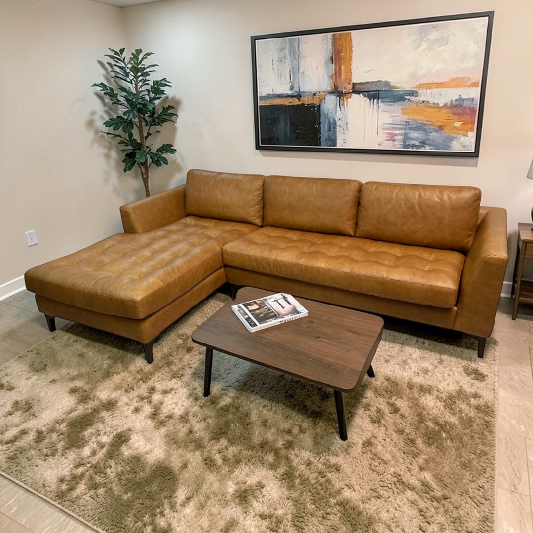 Poly and Bark Calle Left-Facing Sectional