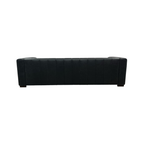Poly and Bark Canale Leather Sofa - Onyx Black