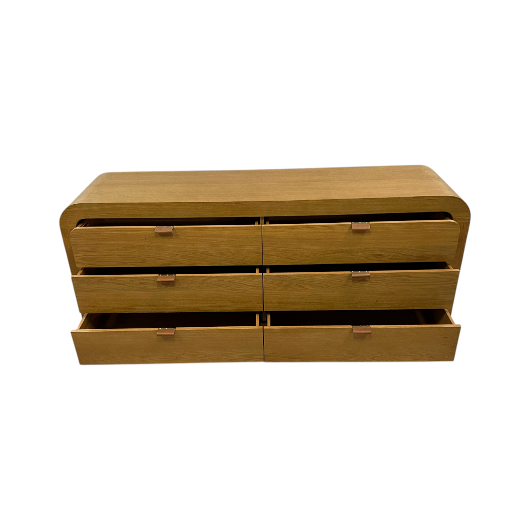 Poly and Bark Cirq 6 Drawer Dresser