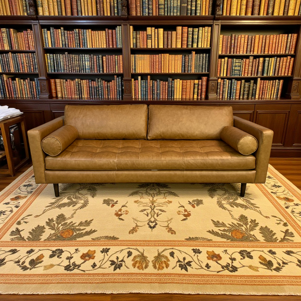 Poly and Bark Napa Sofa