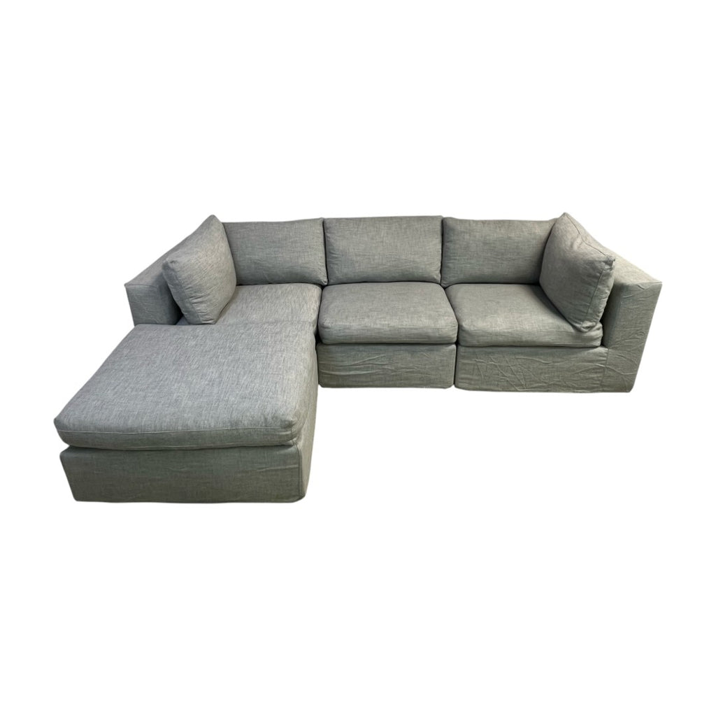Pottery Barn Air Modular Sectional Sofa with Ottoman