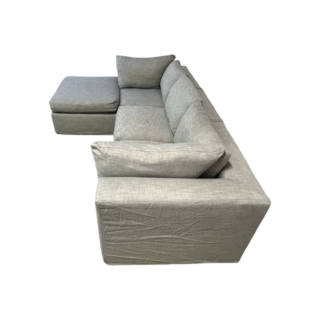 Pottery Barn Air Modular Sectional Sofa with Ottoman