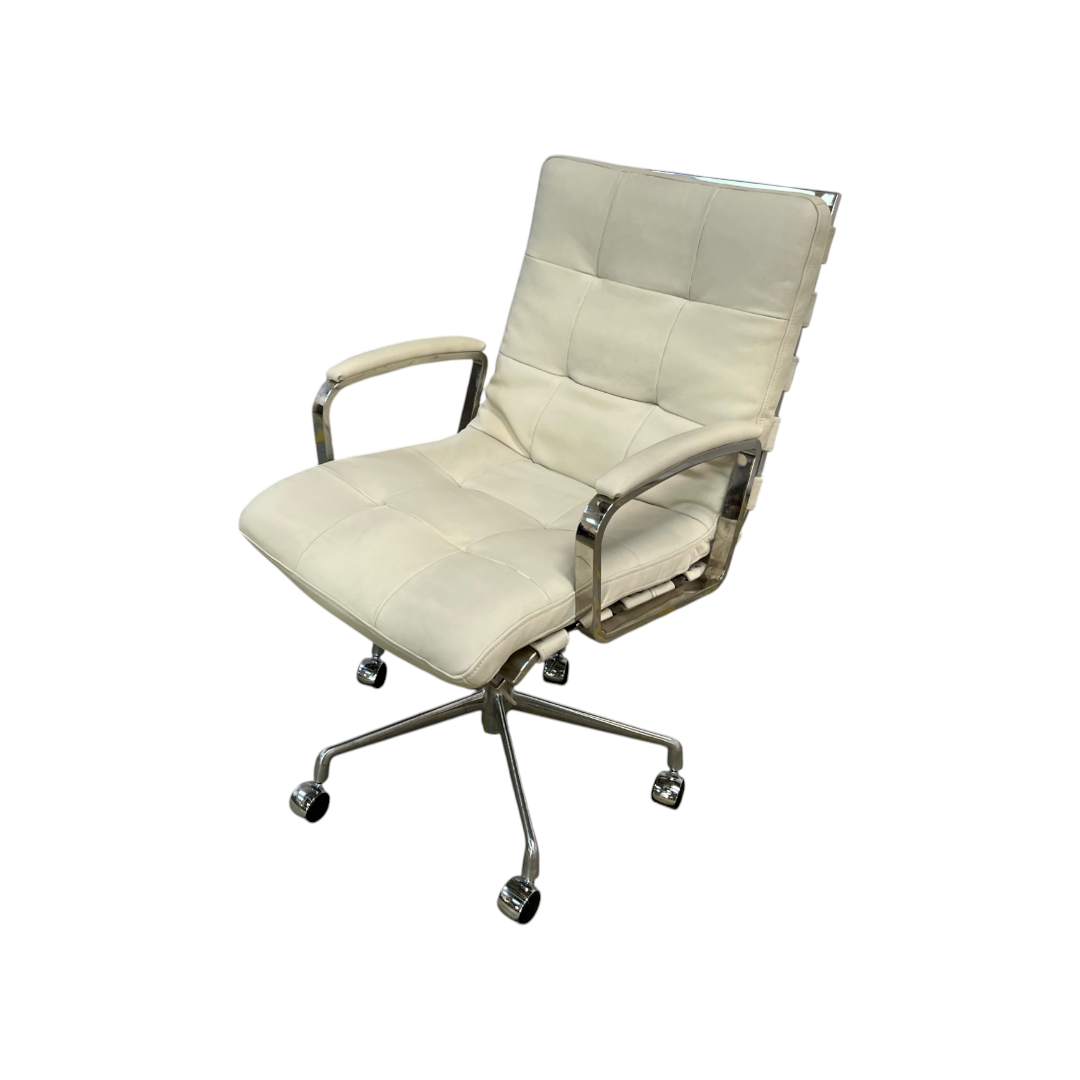 Restoration Hardware Rossi Leather Desk Chair