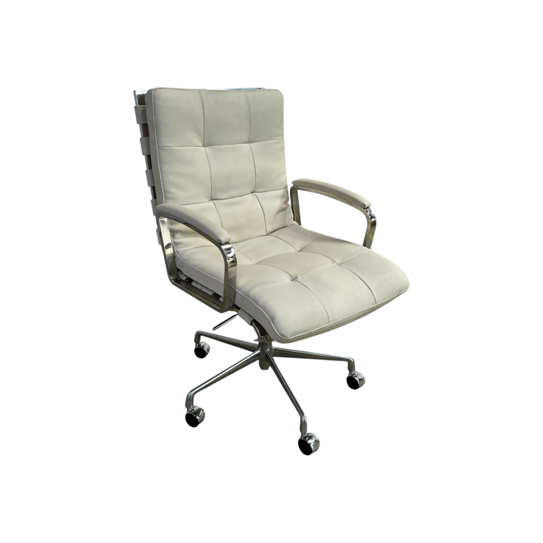 Restoration Hardware Rossi Leather Desk Chair