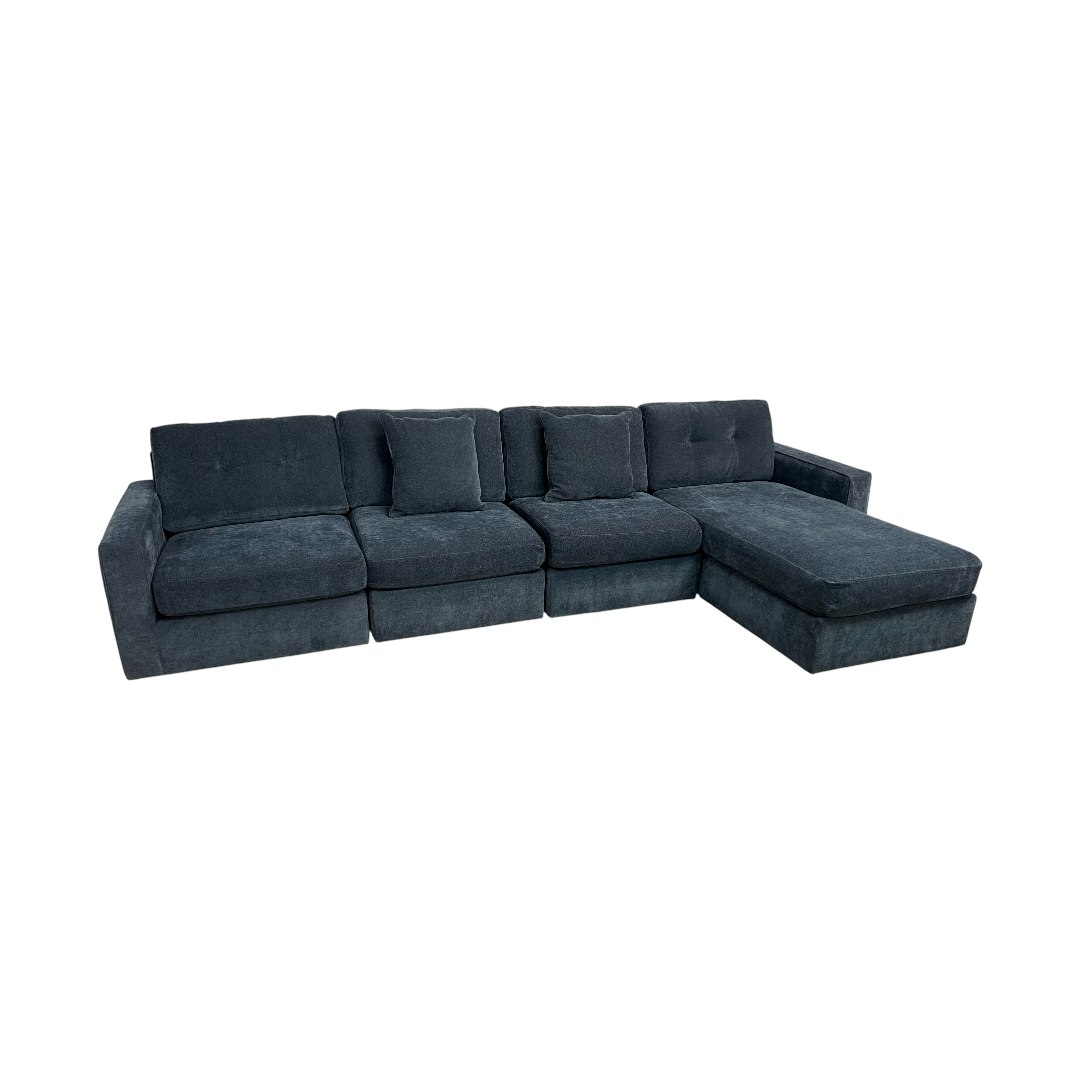 Raymour and Flanigan Modular 4pc Sectional with Chaise