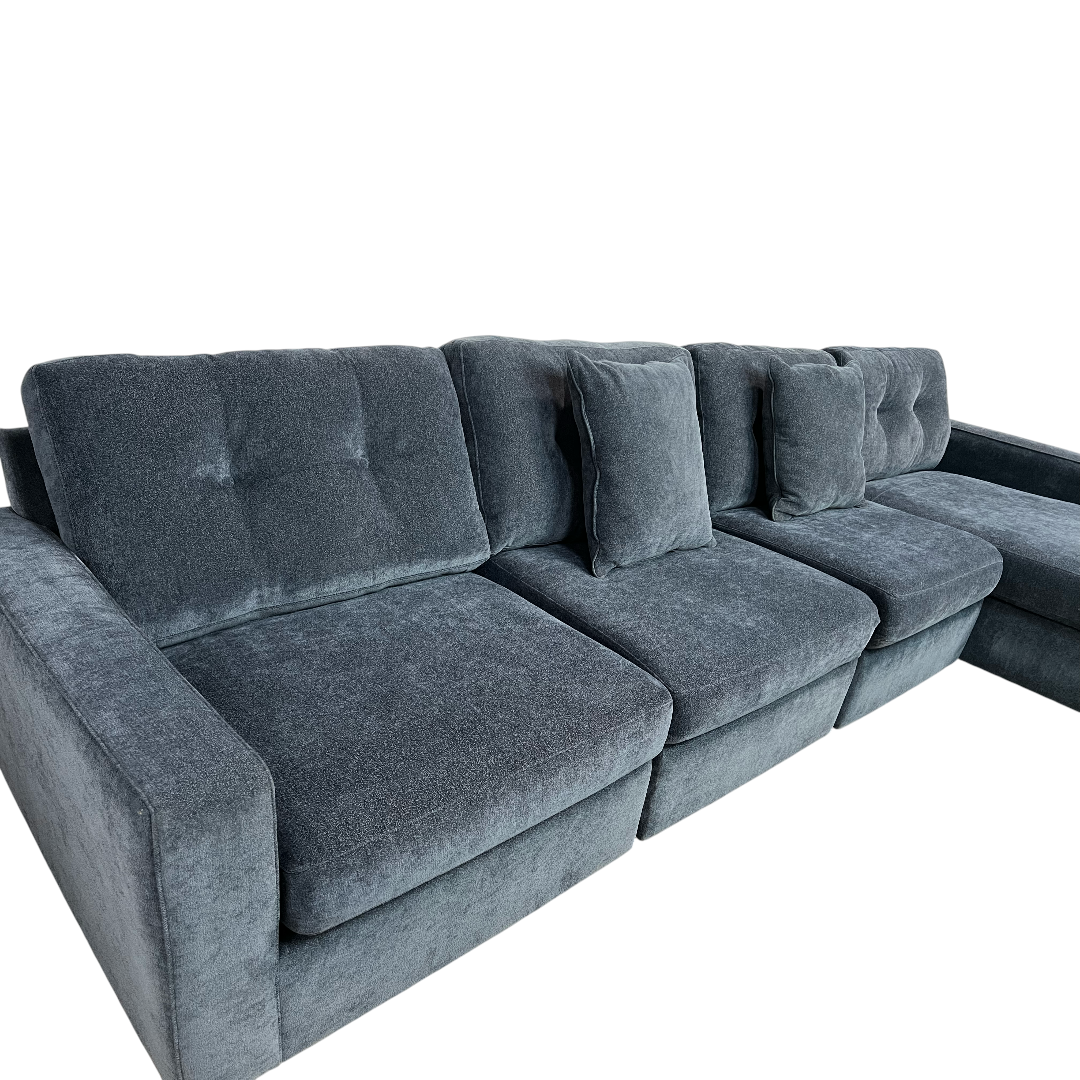 Raymour and Flanigan Modular 4pc Sectional with Chaise