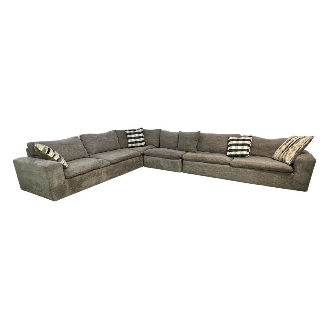 Raymour and Flanigan Nappily 4-pc Sectional Sofa