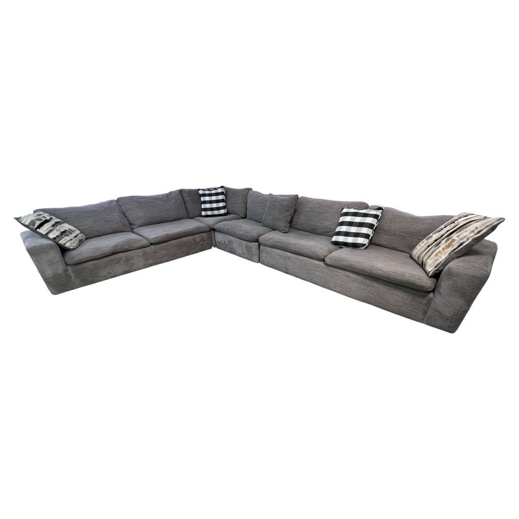 Raymour and Flanigan Nappily 4-pc Sectional Sofa