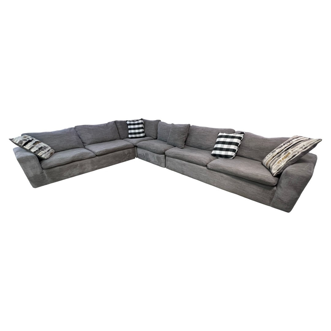 Raymour and Flanigan Nappily 4-pc Sectional Sofa