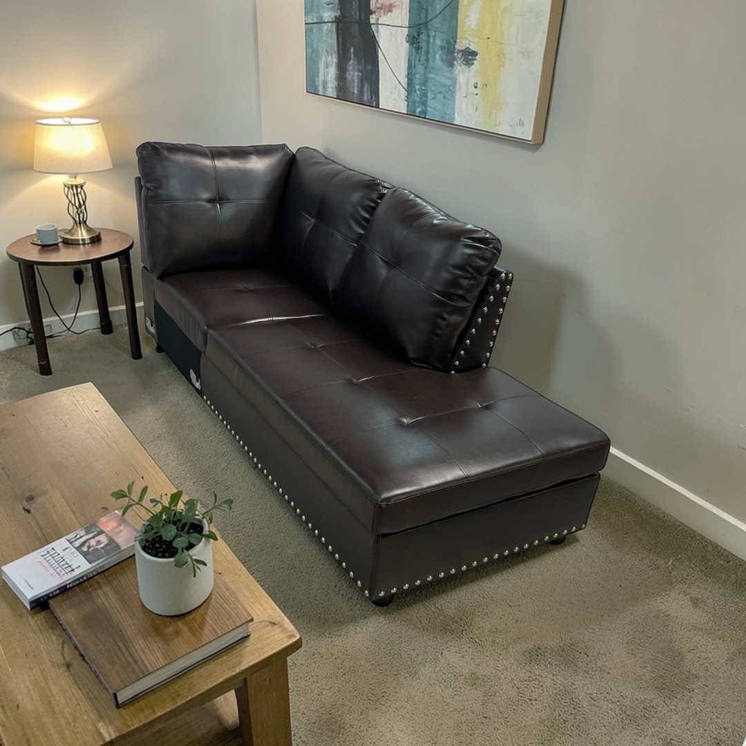 Red Barrel Studio Faux Leather Chaise