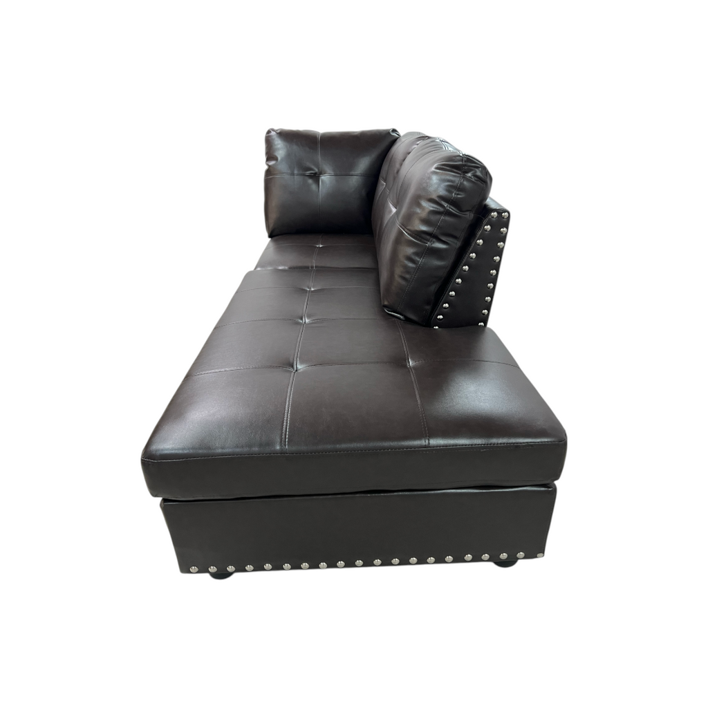 Red Barrel Studio Faux Leather Chaise