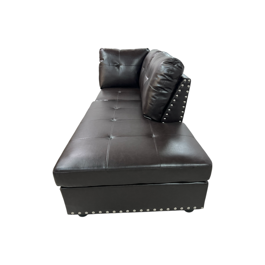 Red Barrel Studio Faux Leather Chaise