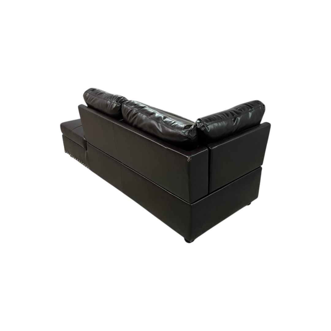 Red Barrel Studio Faux Leather Chaise