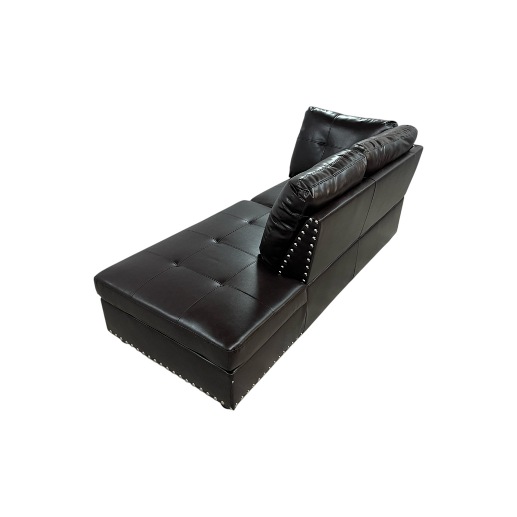 Red Barrel Studio Faux Leather Chaise