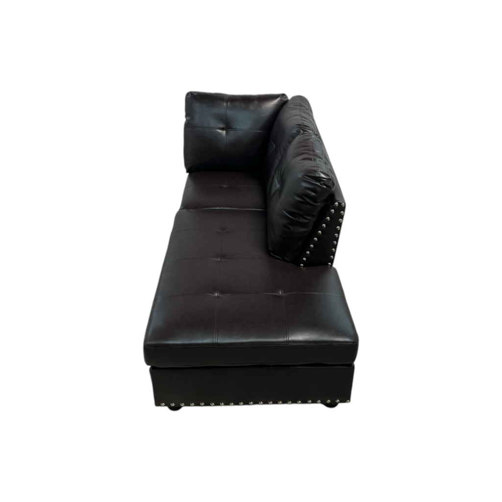 Red Barrel Studio Faux Leather Chaise