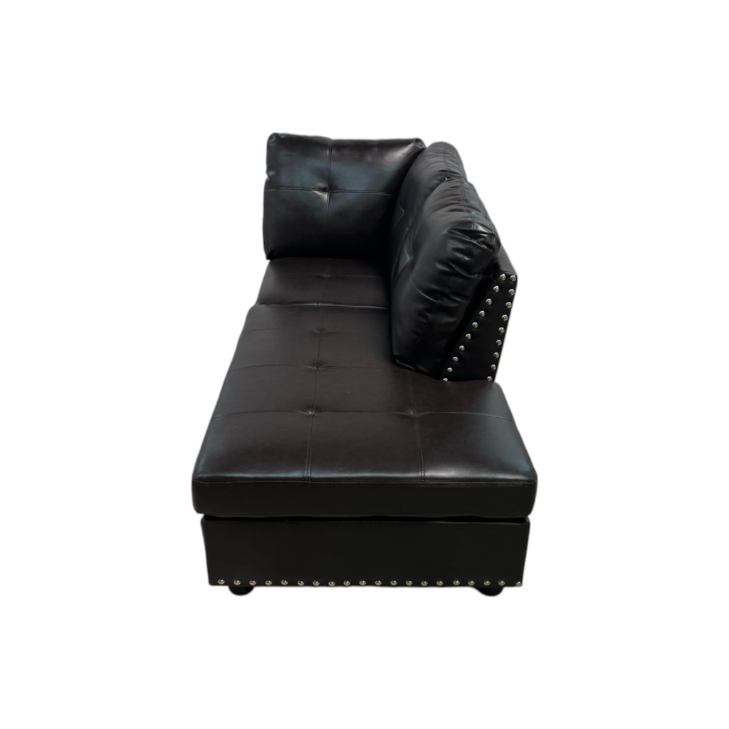 Red Barrel Studio Faux Leather Chaise