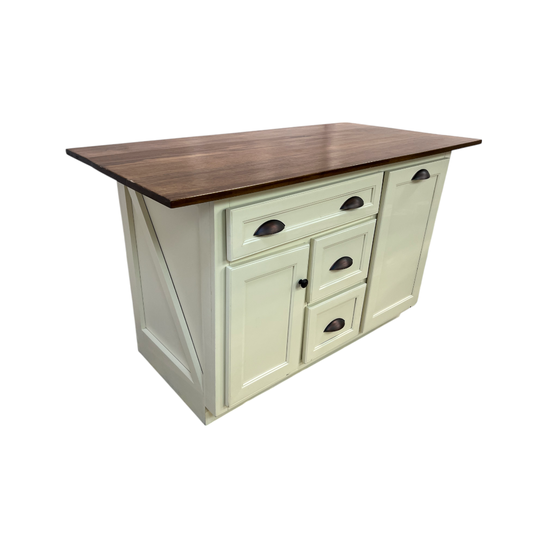 Red Barrel Studio Javeyah Solid Wood Kitchen Island