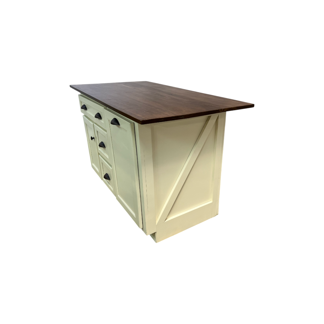 Red Barrel Studio Javeyah Solid Wood Kitchen Island