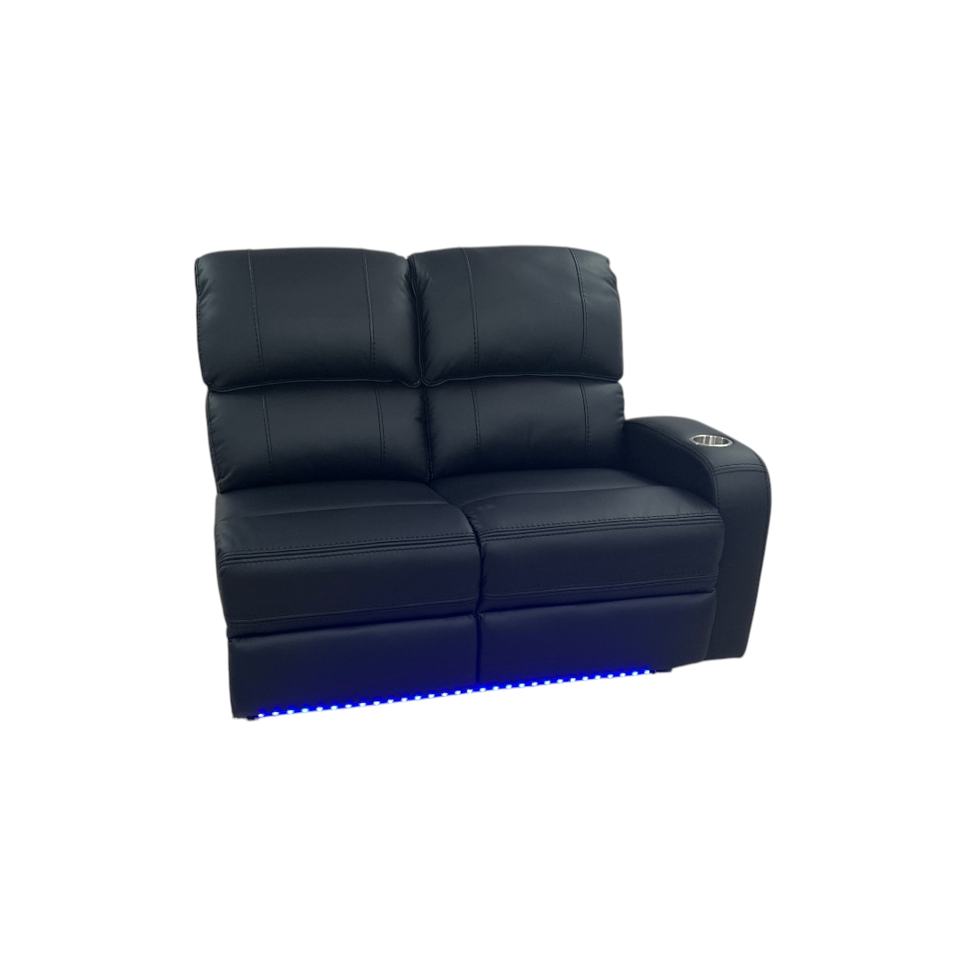 Red Barrel Studio Roju Upholstered Home Theater Seating With Cup Holder