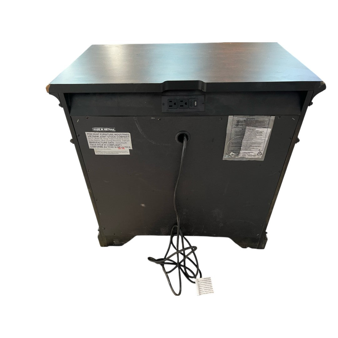 Red Barrel Studio Tawona Nightstand with Charging Station