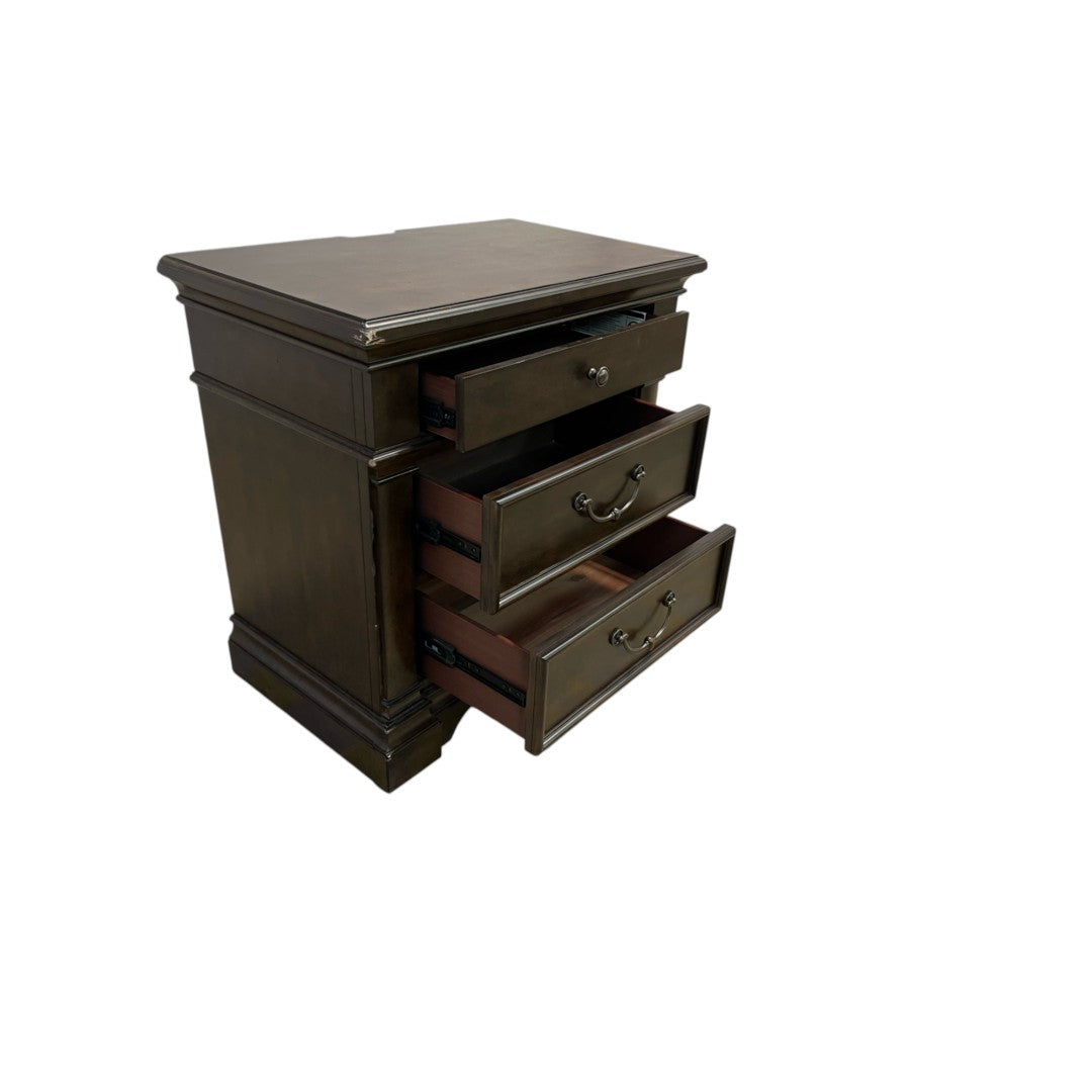 Red Barrel Studio Tawona Nightstand with Charging Station