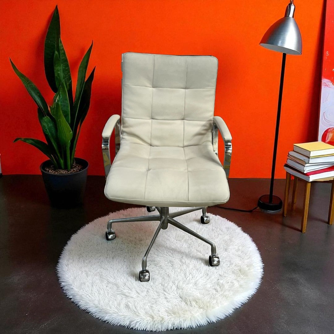 Restoration Hardware Rossi Leather Desk Chair