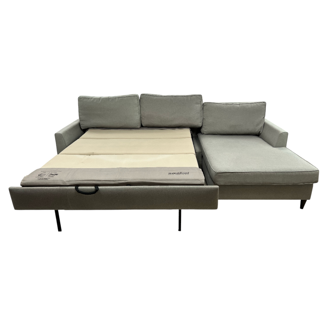 Room and Board Berin Queen Sleeper Sectional Couch with Chaise