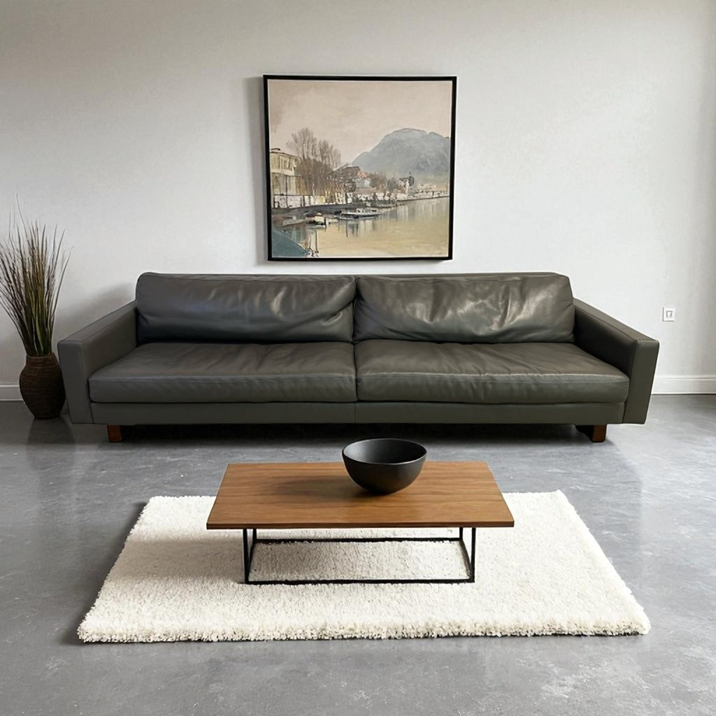 Room and Board Pierson Leather Sofa