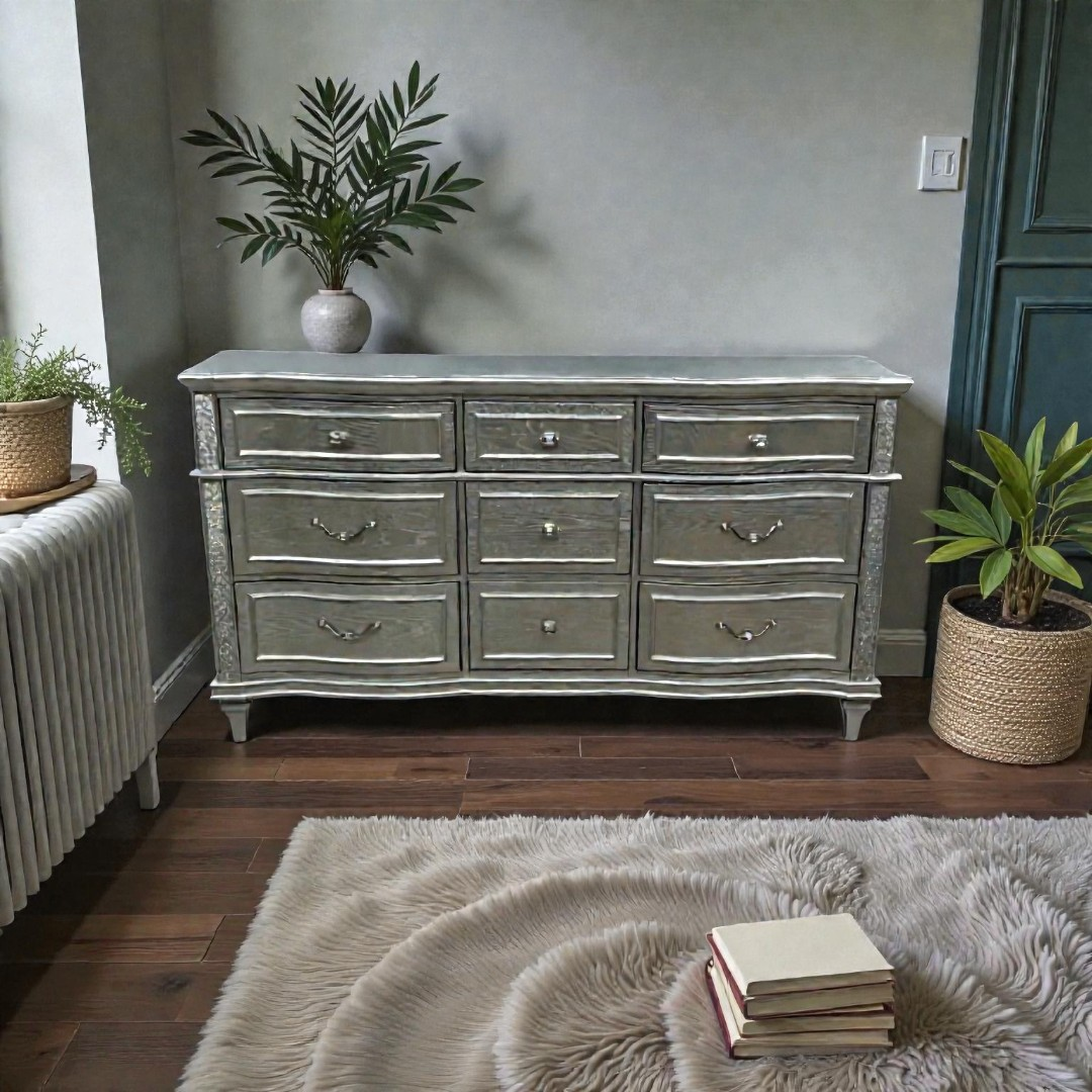 Rosdorf Park 9-Drawer Dresser With Removable Jewelry Tray