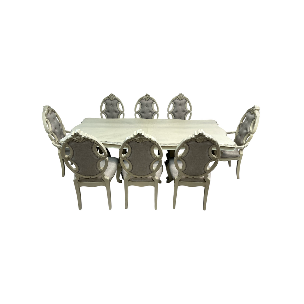 Rosdorf Park Elamin Extendable Double Pedestal Dining Set