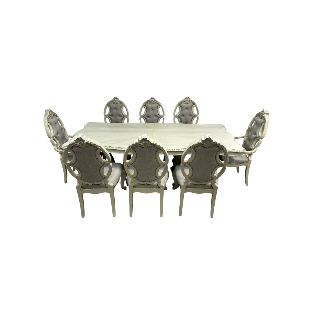 Rosdorf Park Elamin Extendable Double Pedestal Dining Set