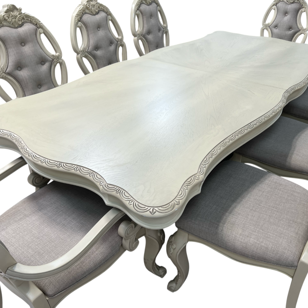 Rosdorf Park Elamin Extendable Double Pedestal Dining Set