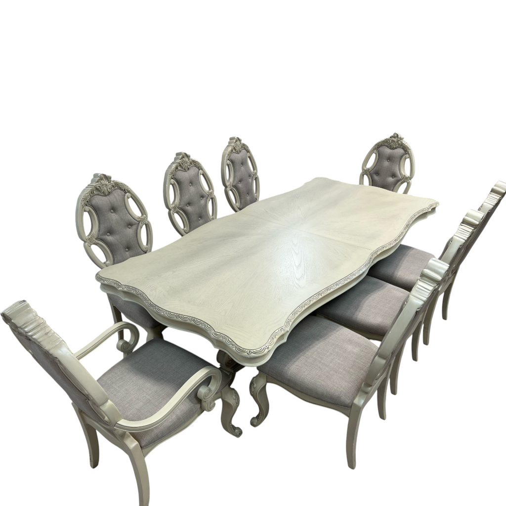 Rosdorf Park Elamin Extendable Double Pedestal Dining Set