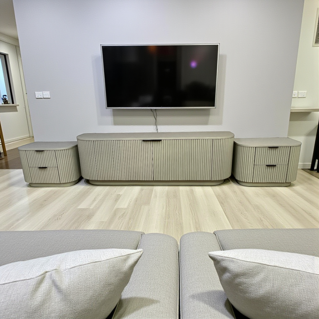 Rove Concepts Athena Media Console and Nightstand Set