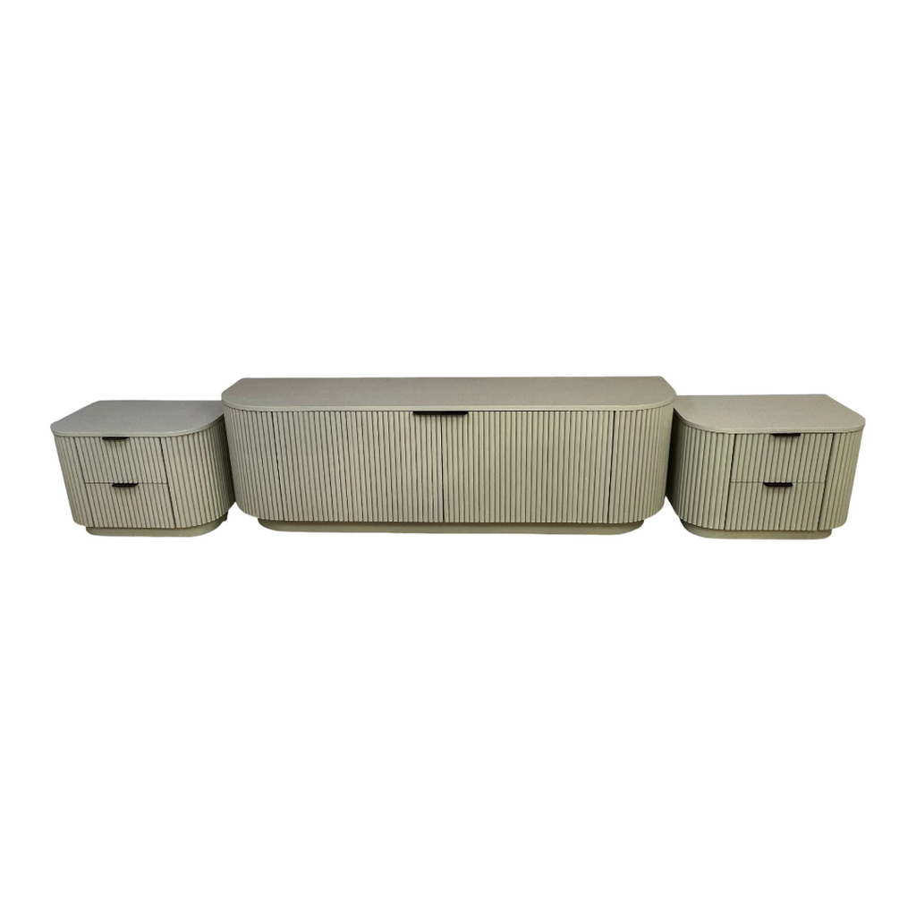 Rove Concepts Athena Media Console and Nightstand Set