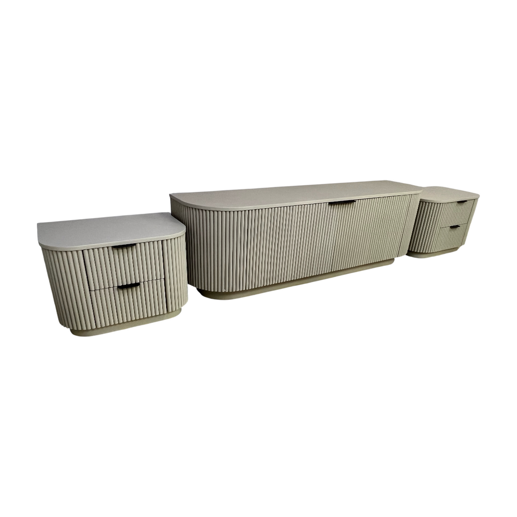 Rove Concepts Athena Media Console and Nightstand Set