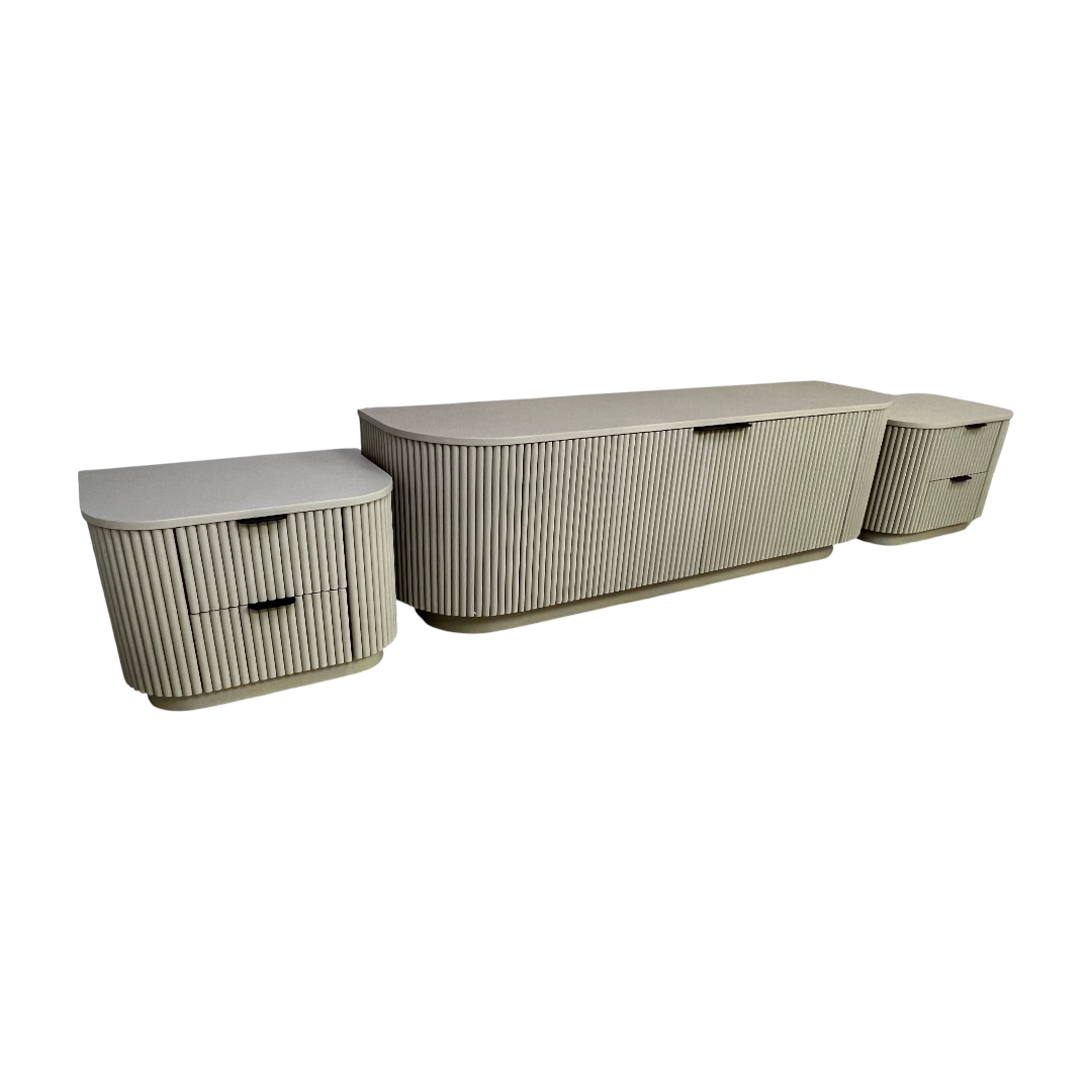 Rove Concepts Athena Media Console and Nightstand Set