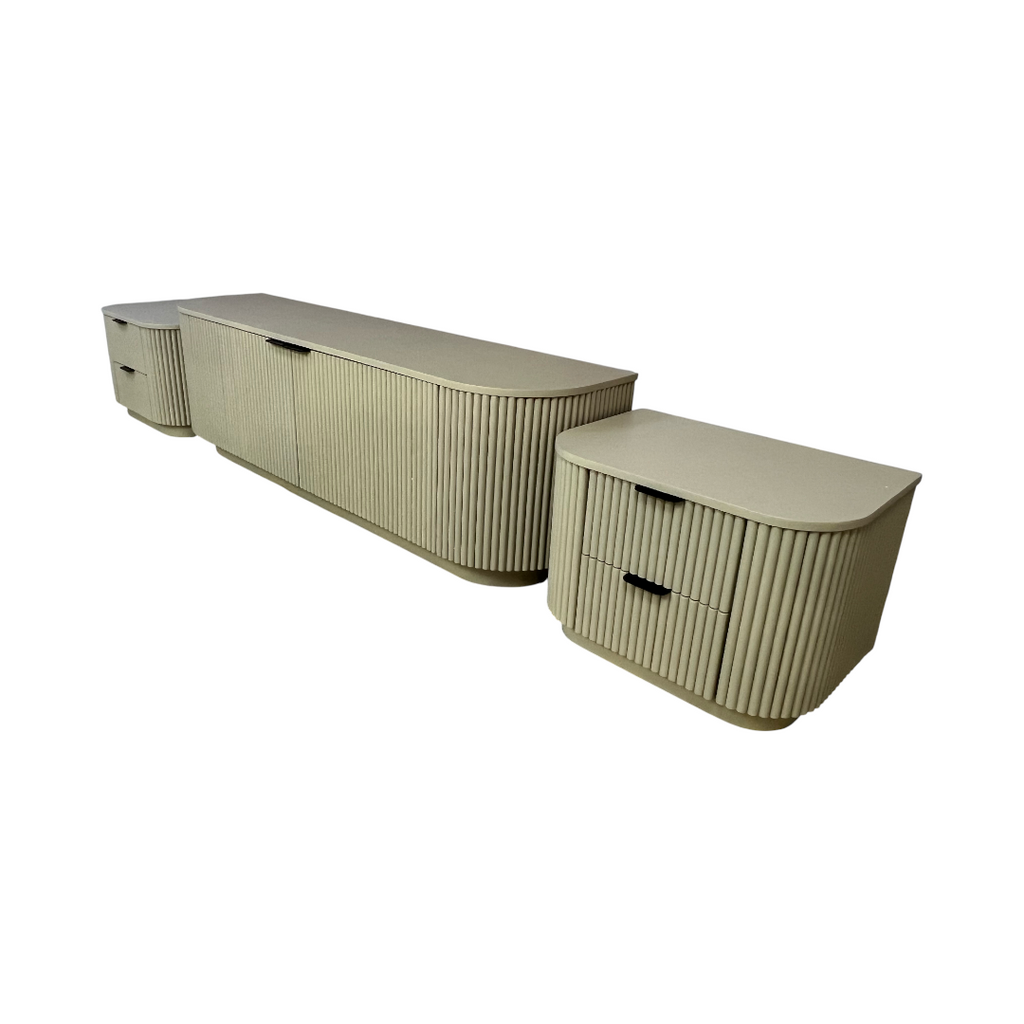 Rove Concepts Athena Media Console and Nightstand Set