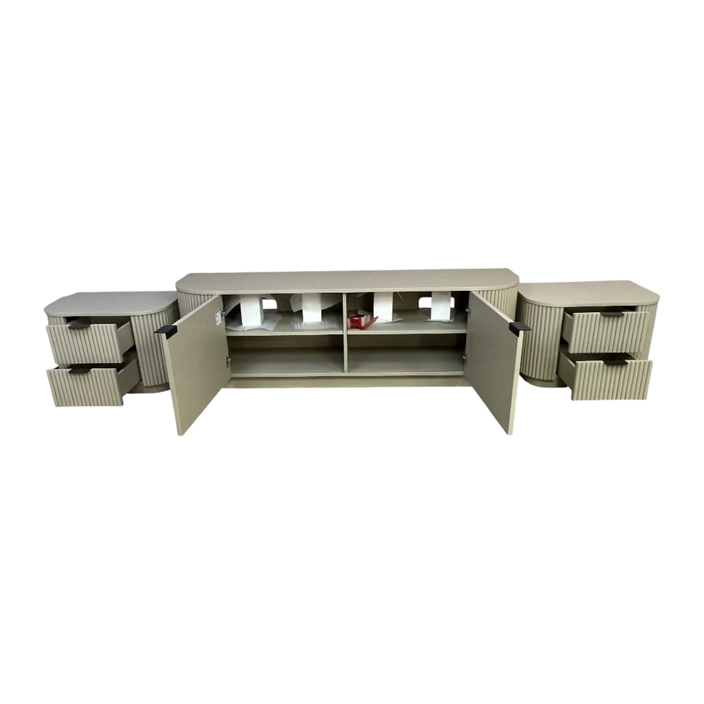 Rove Concepts Athena Media Console and Nightstand Set