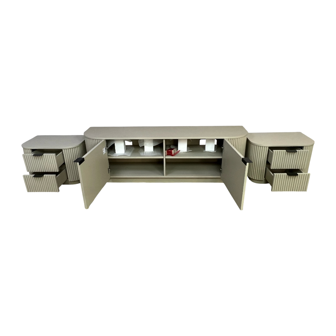 Rove Concepts Athena Media Console and Nightstand Set