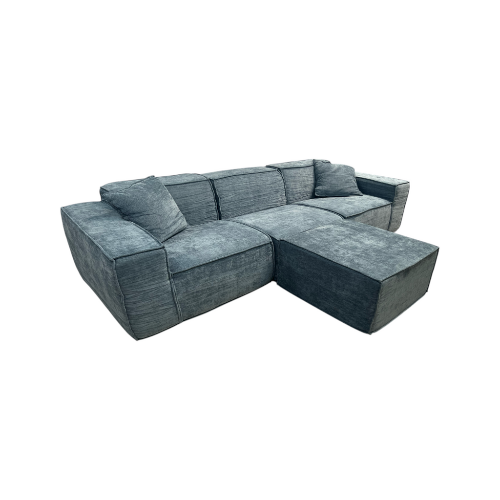 Rove Lab M1 Sofa Sectional and Ottoman - Hydrogen Blue