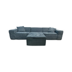 Rove Lab M1 Sofa Sectional and Ottoman - Hydrogen Blue